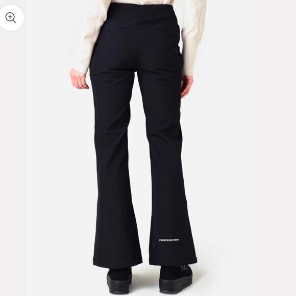 Obermeyer Hillary Stretch Softshell Ski Pant Black Size 2 - Picture 2 of 10